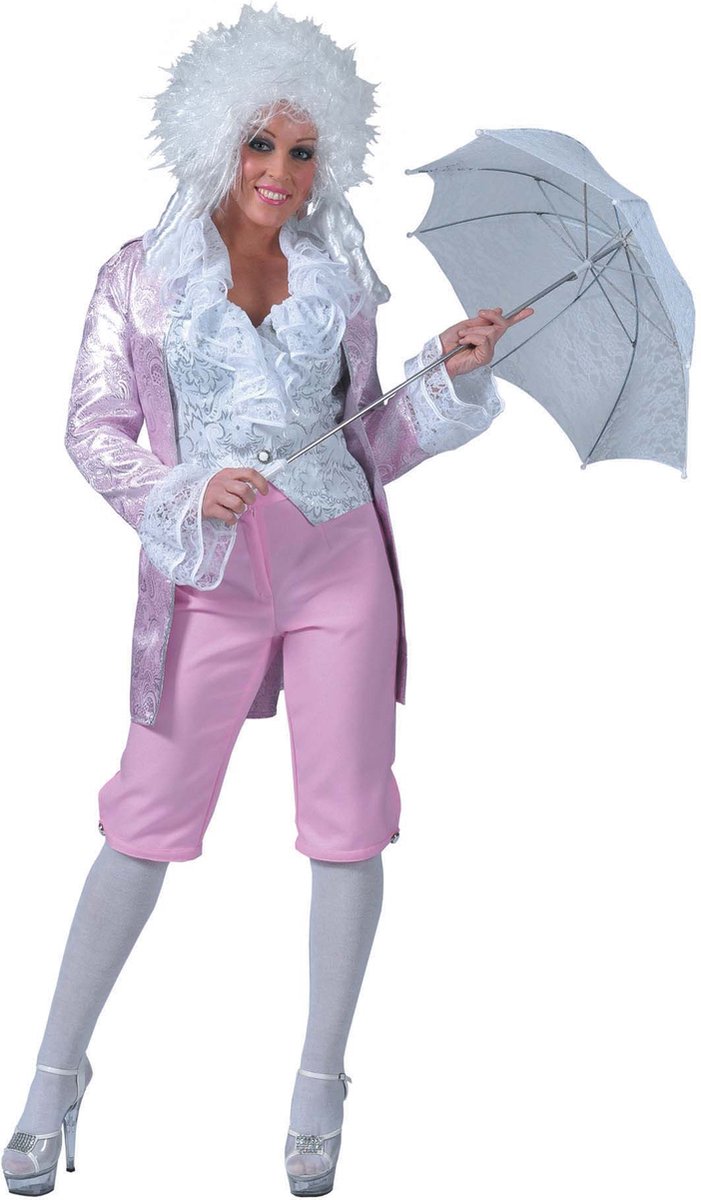 Verkleedkleding | Rococo Pink | Maat 44 - 46 | Volwassenen | Vrouwen | Carnavalskleding